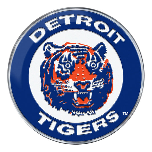 Detroit Tigers Heavy Duty Aluminum Embossed Color Emblem - Alternate - Detroit Tigers