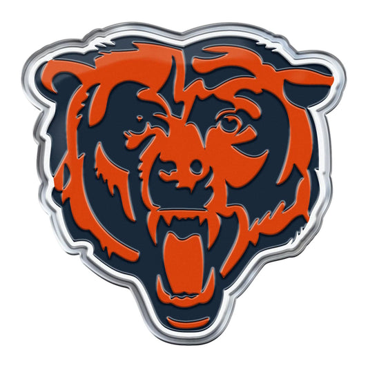 Chicago Bears Heavy Duty Aluminum Embossed Color Emblem - Alternate - Chicago Bears