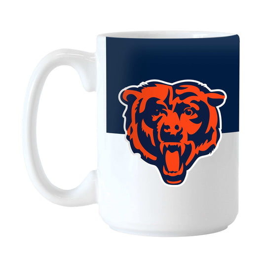 Chicago Bears 15oz Colorblock Sublimated Mug - Logo Brands - Flyclothing LLC