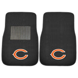 NFL - Chicago Bears 2-pc Embroidered Car Mat Set - Logo Brands - Flyclothing LLC