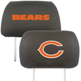 NFL - Chicago Bears Head Rest Cover - Logo Brands - Flyclothing LLC
