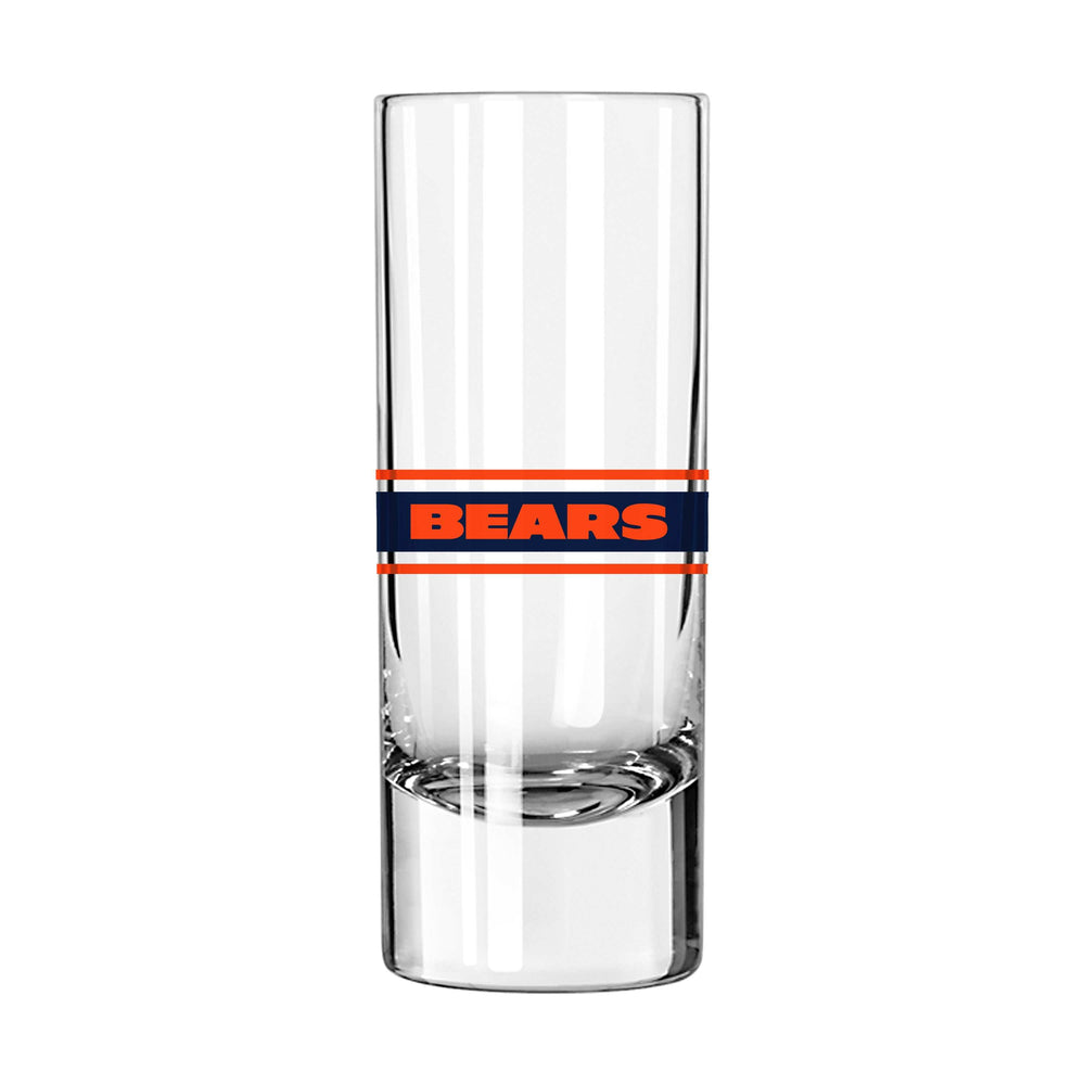 Chicago Bears 2.5oz Stripe Shooter Glass - Logo Brands - Flyclothing LLC