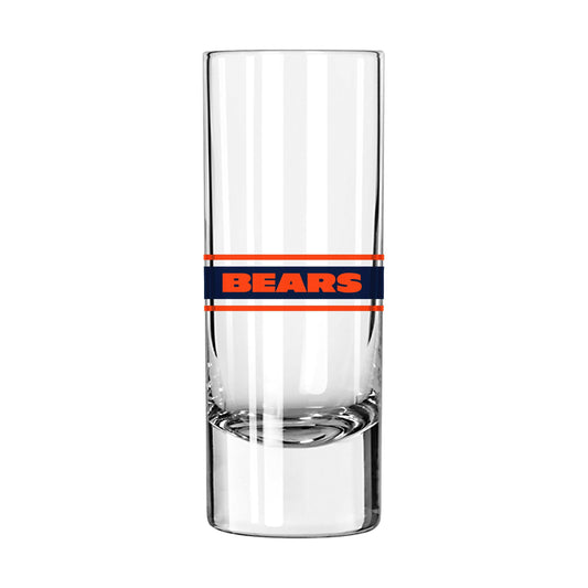 Chicago Bears 2.5oz Stripe Shooter Glass - Logo Brands - Flyclothing LLC