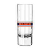 Chicago Bears 2.5oz Stripe Shooter Glass - Logo Brands - Flyclothing LLC