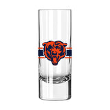 Chicago Bears 2.5oz Stripe Shooter Glass - Logo Brands - Flyclothing LLC