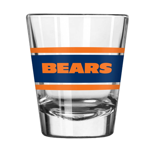 Chicago Bears 2oz Stripe Shot Glass - Logo Brands - Flyclothing LLC