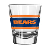 Chicago Bears 2oz Stripe Shot Glass - Logo Brands - Flyclothing LLC