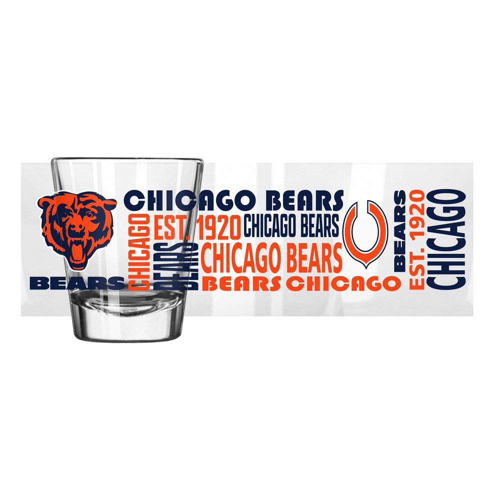 Chicago Bears 2oz Spirit Shot Glass - Logo Brands - Flyclothing LLC