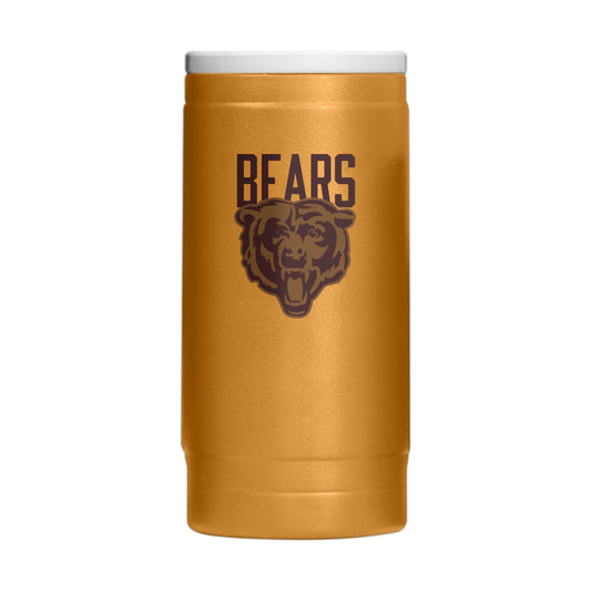 Chicago Bears Huddle Powder Coat Slim Can Coolie - Logo Brands - Flyclothing LLC