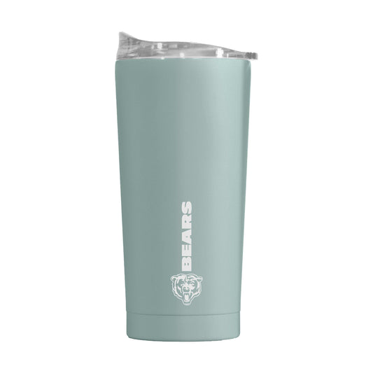 Chicago Bears 20oz Vertical Powder Coat Tumbler - Logo Brands - Flyclothing LLC
