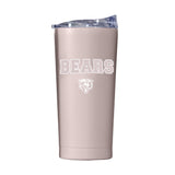Chicago Bears 20oz Stencil Powder Coat Tumbler - Logo Brands - Flyclothing LLC