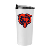 Chicago Bears 20oz Swagger White Powder Coat Tumbler - Logo Brands - Flyclothing LLC
