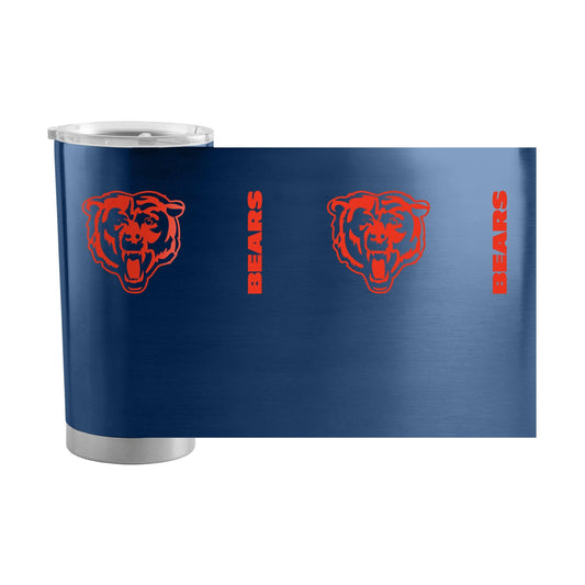 Chicago Bears 1 Color 20oz Gameday Stainless Tumbler - Logo Brands - Flyclothing LLC