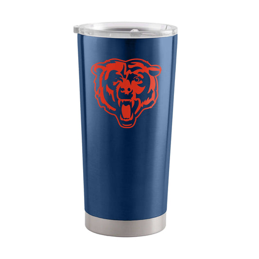 Chicago Bears 1 Color 20oz Gameday Stainless Tumbler - Logo Brands - Flyclothing LLC