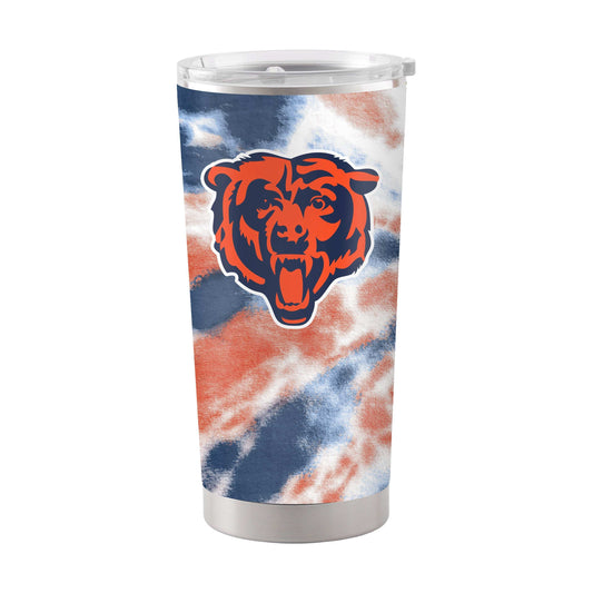 Chicago Bears 20oz Tie Dye Stainless Steel Tumbler - Logo Brands - Flyclothing LLC