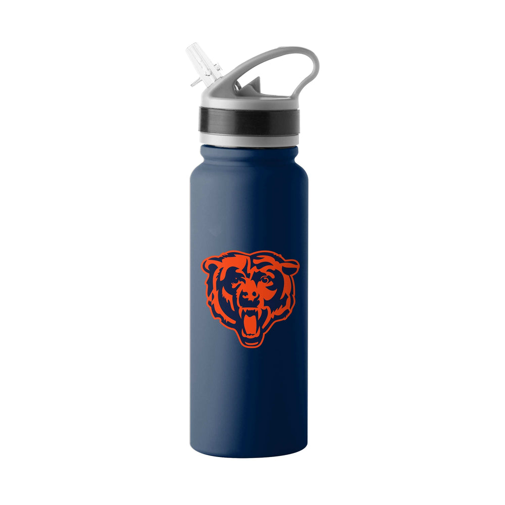 Chicago Bears Logo 25oz Stainless Single Wall Flip Top Bottle - Logo Brands - Flyclothing LLC