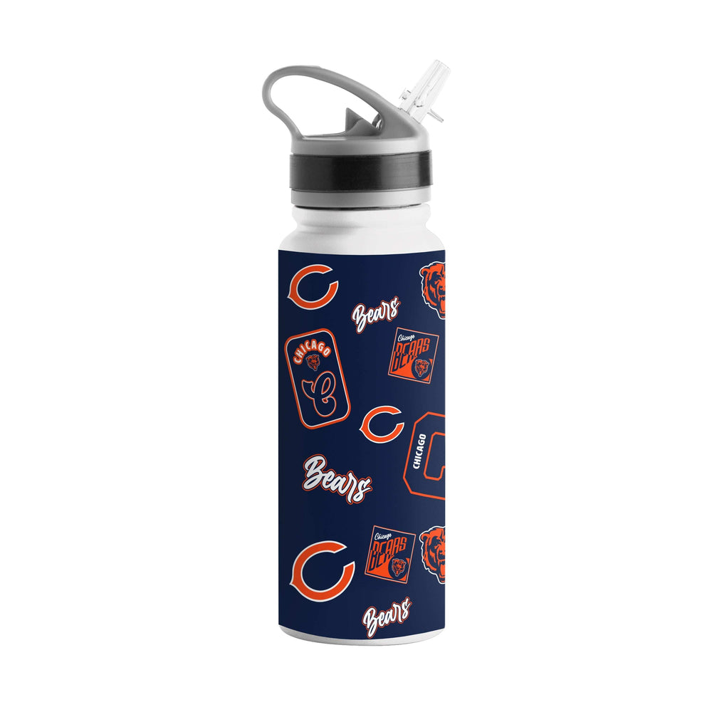 Chicago Bears 25oz Dreamweave SingleWall FlipTop Bottle - Logo Brands - Flyclothing LLC