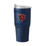 Chicago Bears 30oz Replay Powder Coat Tumbler - Logo Brands - Flyclothing LLC