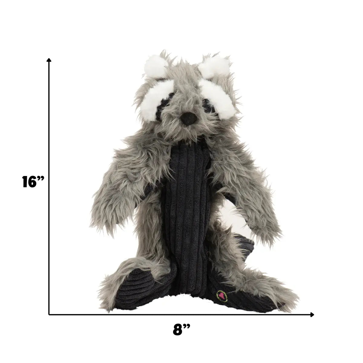 Redwood Raccoon X-Brace™ Plush Dog Toy - HuggleHounds - Flyclothing LLC