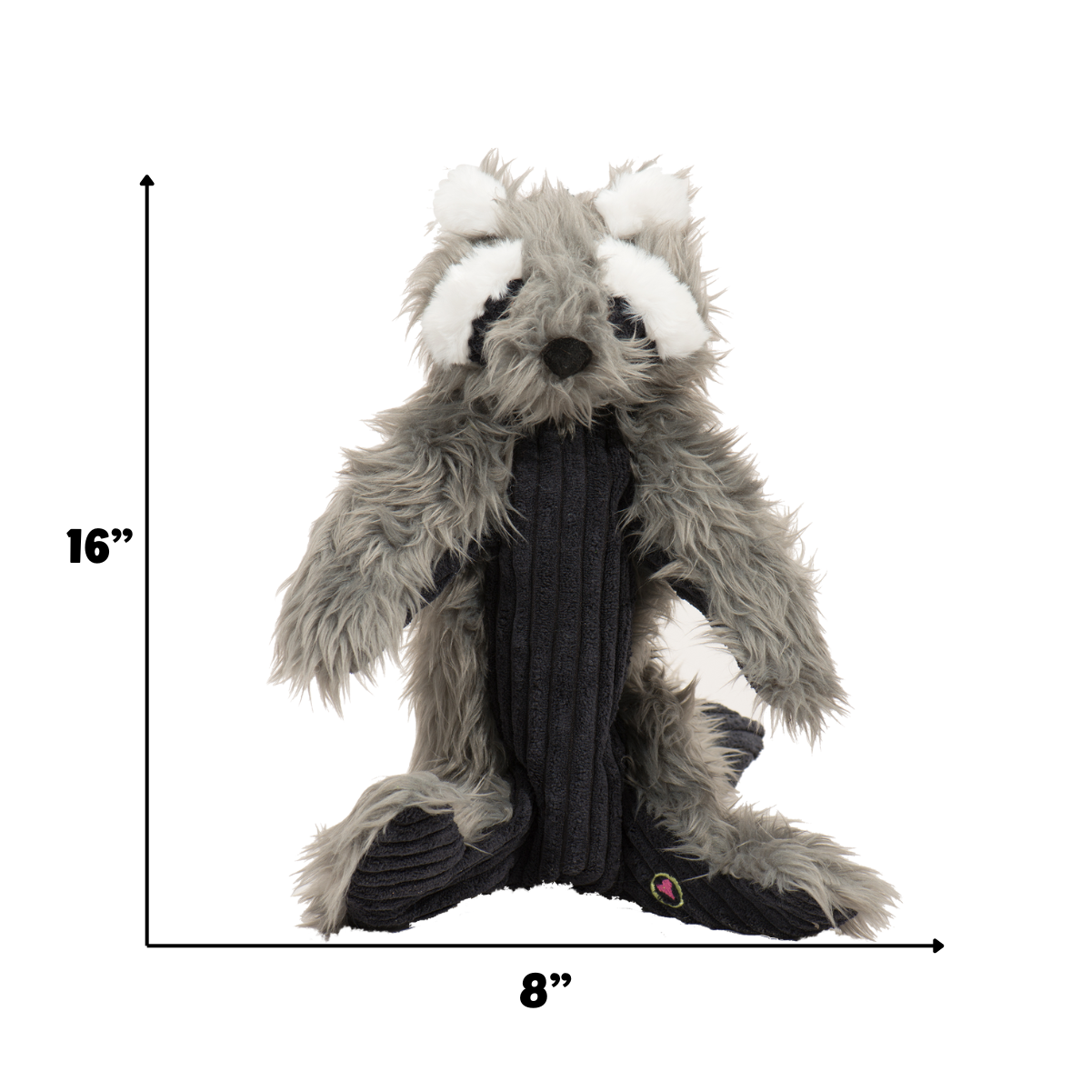 Redwood Raccoon X-Brace® Plush Dog Toy - HuggleHounds - Flyclothing LLC