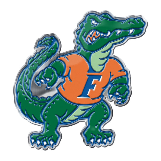 Florida Gators Heavy Duty Aluminum Embossed Color Emblem - Alternate - Florida