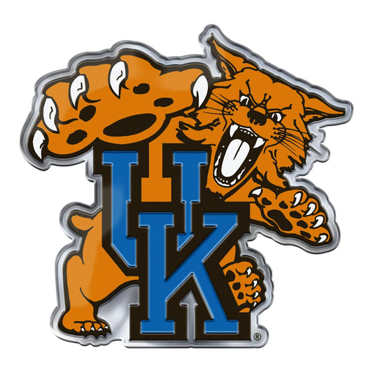 Kentucky Wildcats Heavy Duty Aluminum Embossed Color Emblem - Alternate - Kentucky