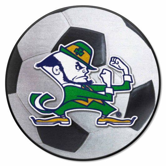 Notre Dame Fighting Irish Soccer Ball Rug - 27in. Diameter, Leprechaun - Notre Dame