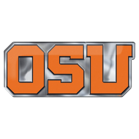 Oregon State Beavers Heavy Duty Aluminum Embossed Color Emblem - Alternate - Oregon State