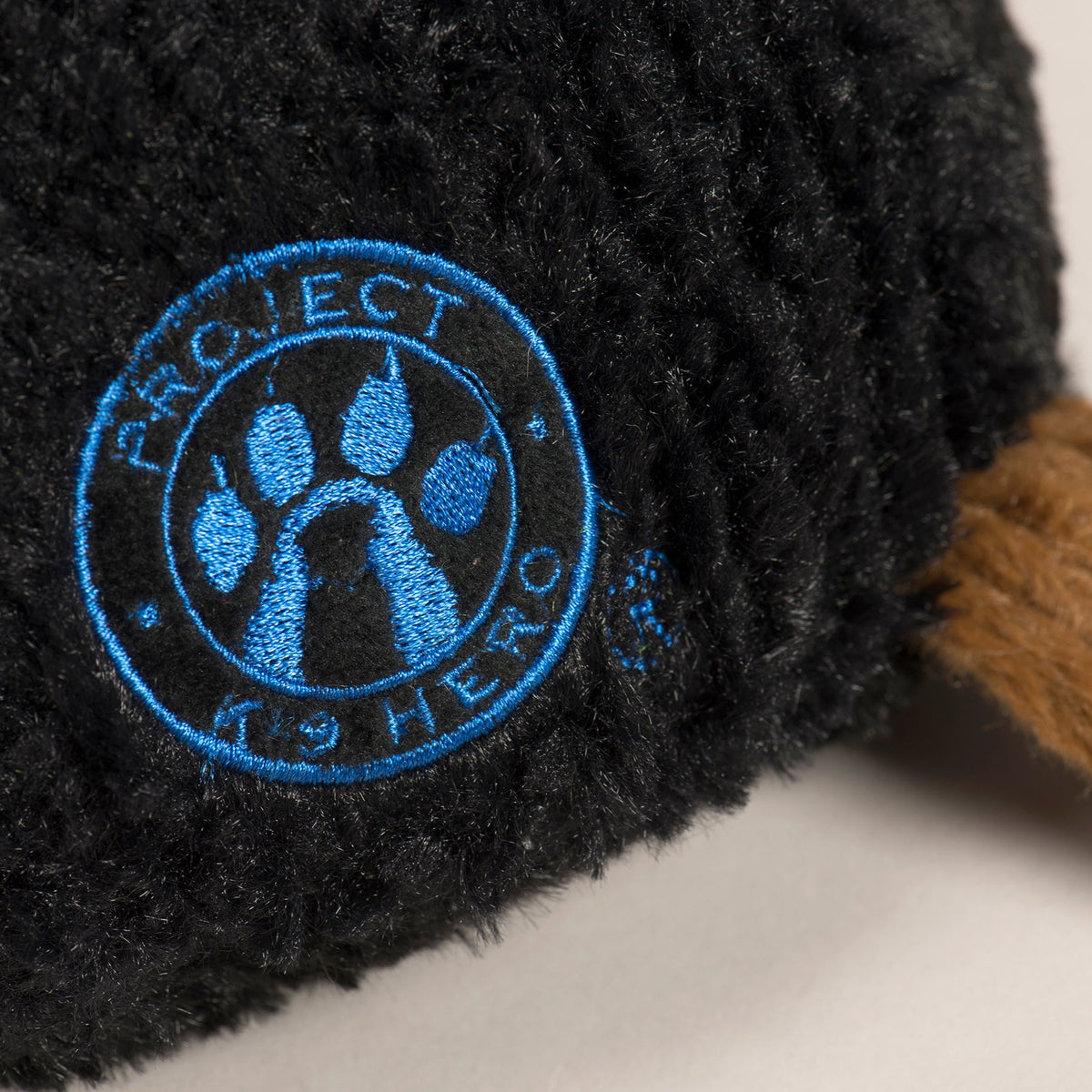 HuggleCause™, Project K-9 Hero, K-9 Chief Knottie® Plush Dog Toy, Large - HuggleHounds - Flyclothing LLC