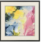 Set Of Two Modern Abstract Watercolor Black Framed Wall Art - Homeroots - Flyclothing LLC