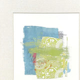 Set Of Four Modern Abstract Silver Framed Wall Art