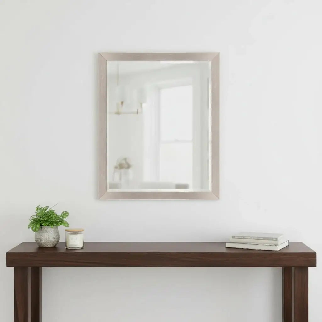 42" Silver Framed Accent Mirror - Homeroots - Flyclothing LLC