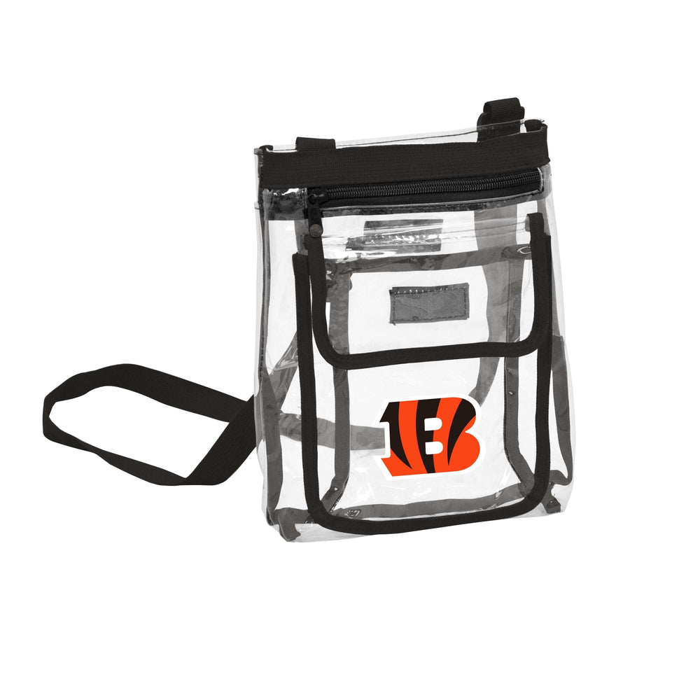 Cincinnati Bengals Clear Crossbody - Logo Brands - Flyclothing LLC