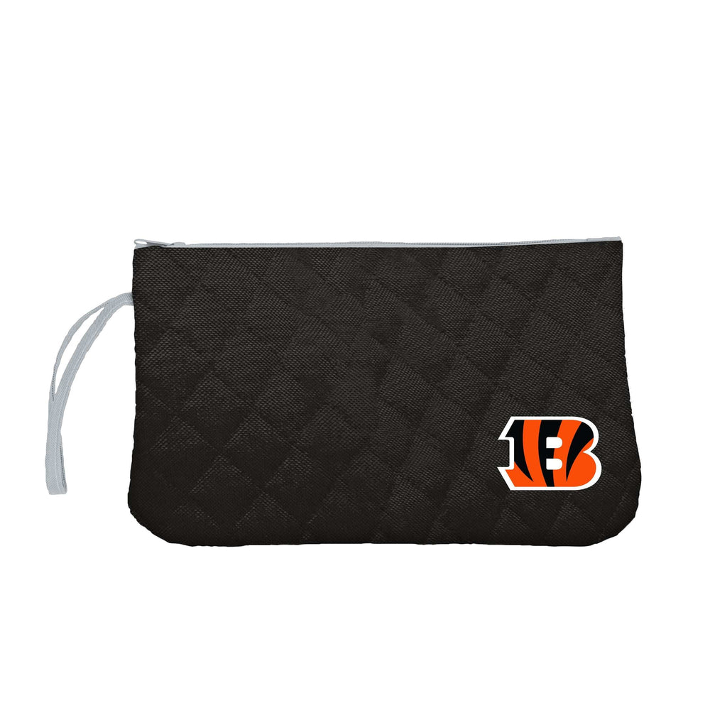 Cincinnati Bengals Quilted Wristlet - Logo Brands - Flyclothing LLC