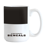 Cincinnati Bengals 15oz Colorblock Sublimated Mug - Logo Brands - Flyclothing LLC