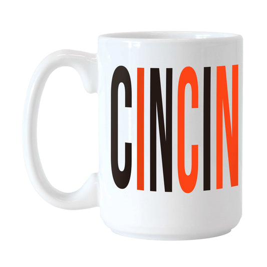 Cincinnati Bengals 15oz Overtime Sublimated Mug - Logo Brands - Flyclothing LLC