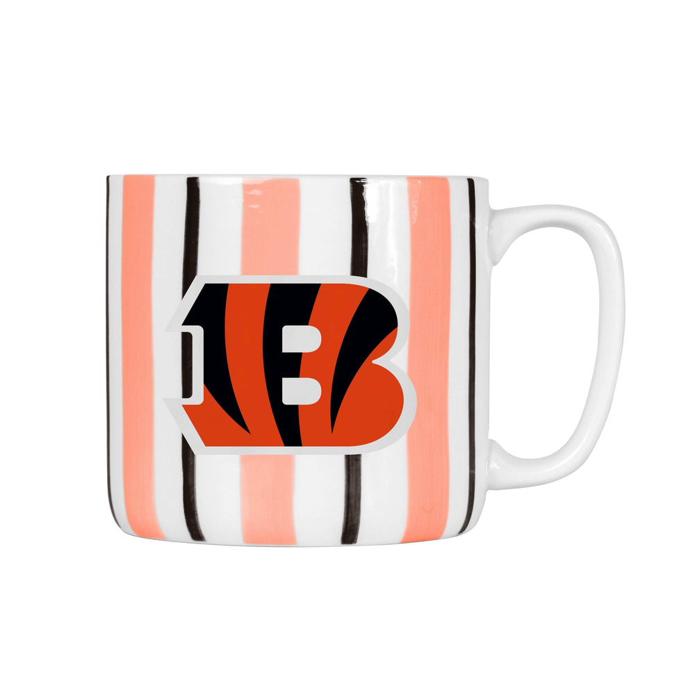 Cincinnati Bengals 16oz Brushstroke Stripe Mug - Logo Brands - Flyclothing LLC