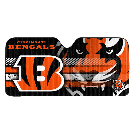NFL - Cincinnati Bengals Auto Shade - Logo Brands - Flyclothing LLC