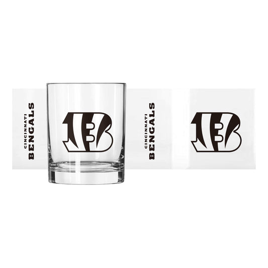 Cincinnati Bengals 14oz Gameday Rocks Glass - Logo Brands - Flyclothing LLC