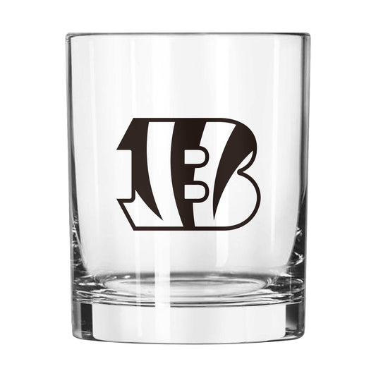 Cincinnati Bengals 14oz Gameday Rocks Glass - Logo Brands - Flyclothing LLC