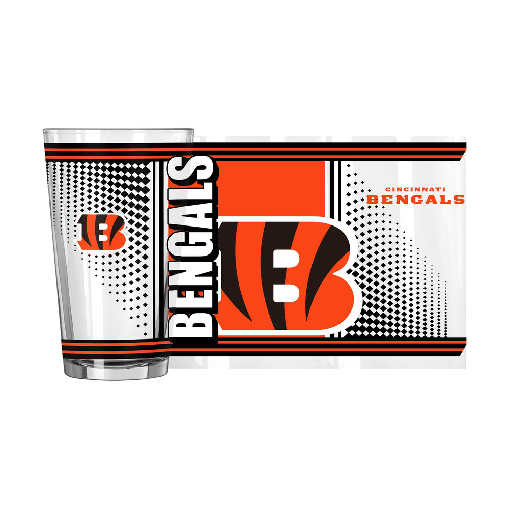 Cincinnati Bengals 16oz Hero Pint Glass - Logo Brands - Flyclothing LLC