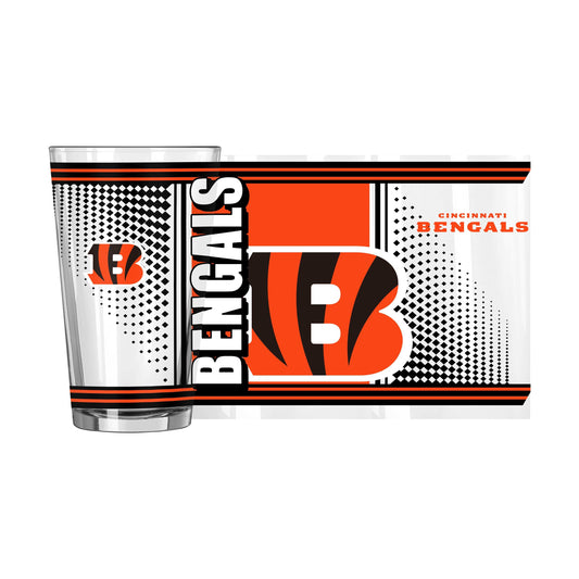 Cincinnati Bengals 16oz Hero Pint Glass - Logo Brands - Flyclothing LLC