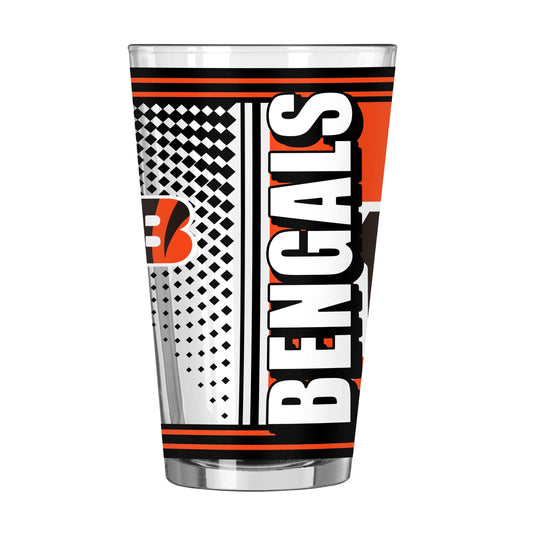 Cincinnati Bengals 16oz Hero Pint Glass - Logo Brands - Flyclothing LLC