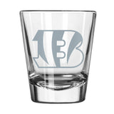 Cincinnati Bengals 2oz Frost Shot Glass - Logo Brands - Flyclothing LLC