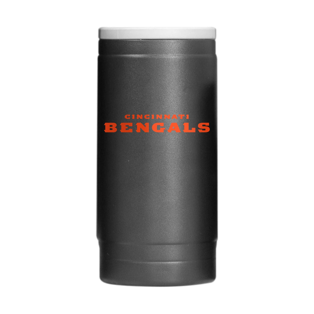 Cincinnati Bengals Flipside Powder Coat Slim Can Coolie - Logo Brands - Flyclothing LLC