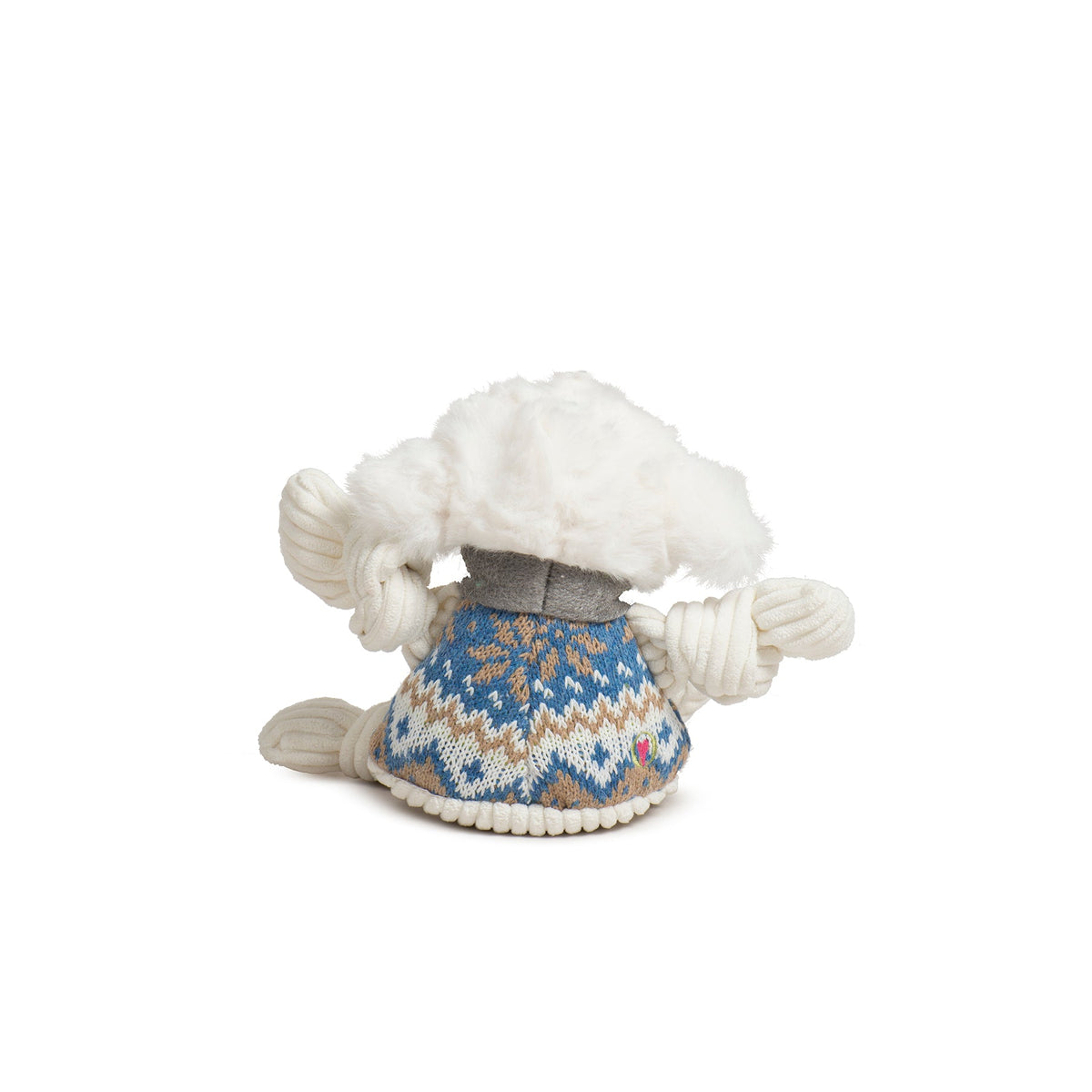 Leo Lamb Plush Dog Toy Knottie® - HuggleHounds - Flyclothing LLC