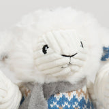 Leo Lamb Plush Dog Toy Knottie® - HuggleHounds - Flyclothing LLC