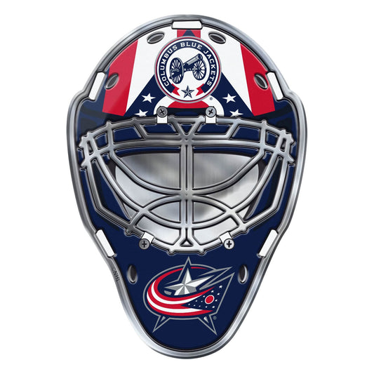 Columbus Blue Jackets Heavy Duty Aluminium Helmet Emblem - Columbus Blue Jackets