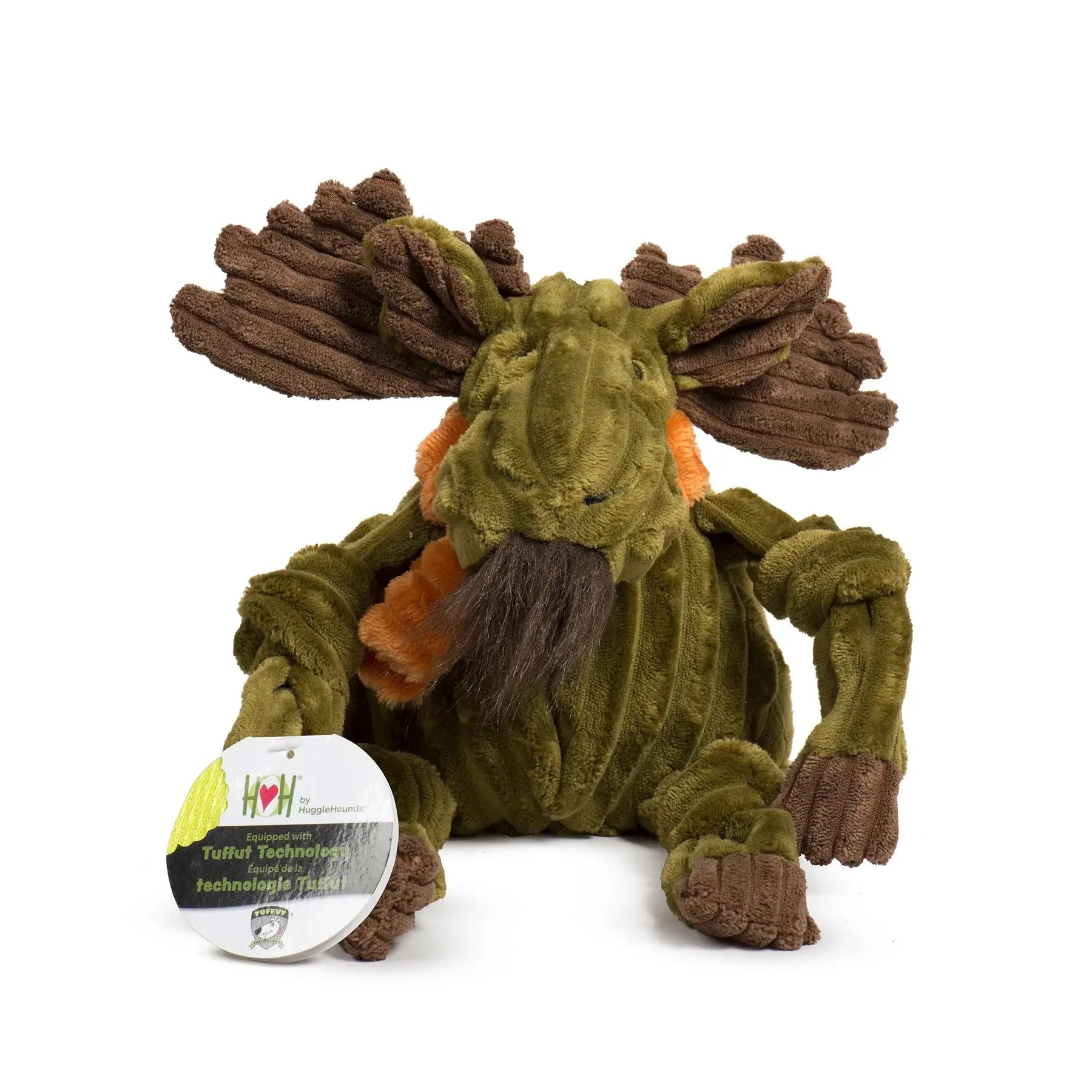 Milo Moose Plush Dog Toy Knottie® - HuggleHounds - Flyclothing LLC
