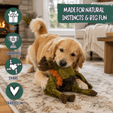 Milo Moose Plush Dog Toy Knottie® - HuggleHounds - Flyclothing LLC